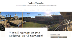 Desktop Screenshot of dodgerthoughts.com